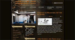 Desktop Screenshot of amigosdelahistoria.almodovardelcampo.org