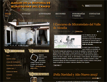Tablet Screenshot of amigosdelahistoria.almodovardelcampo.org